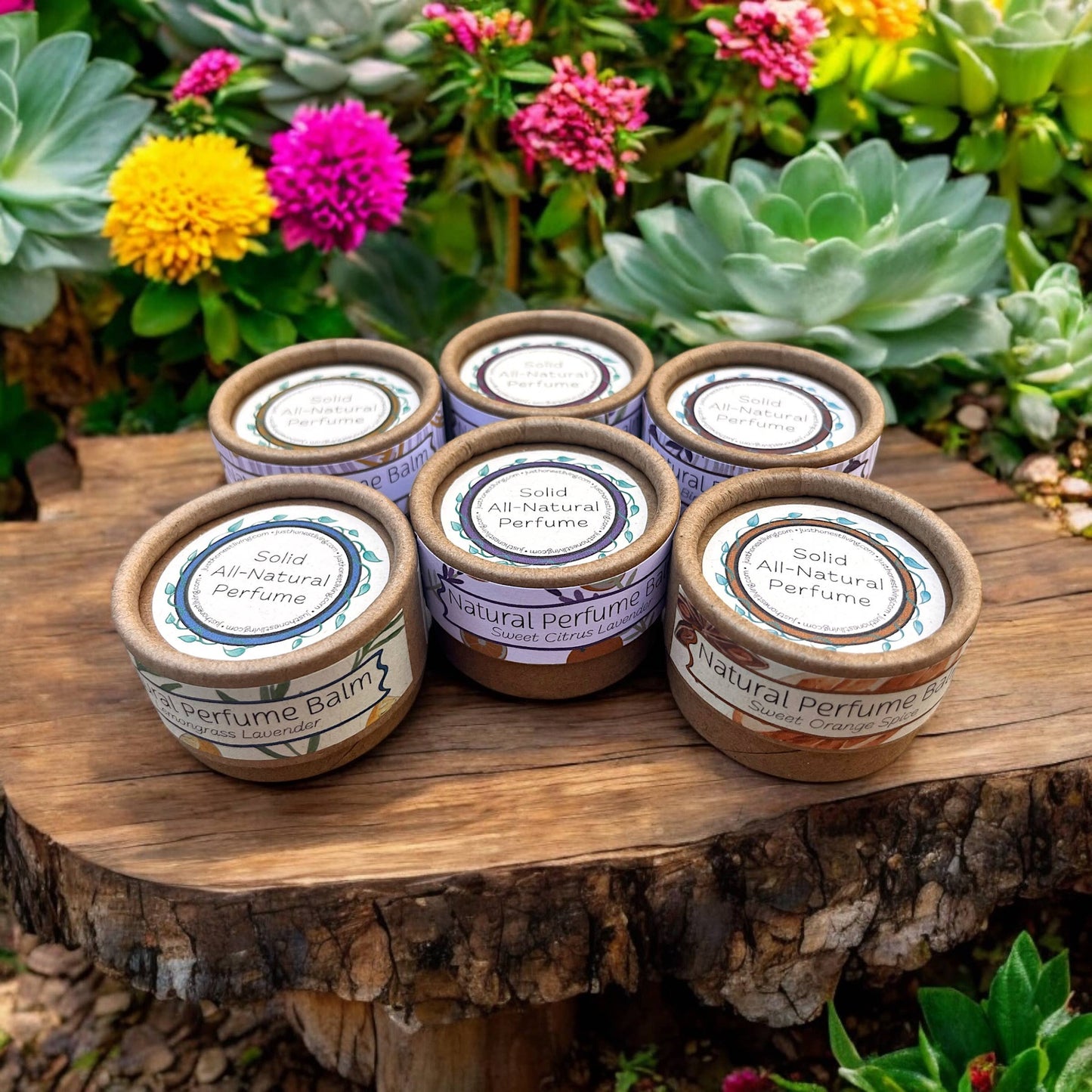 All-Natural Perfume Balms