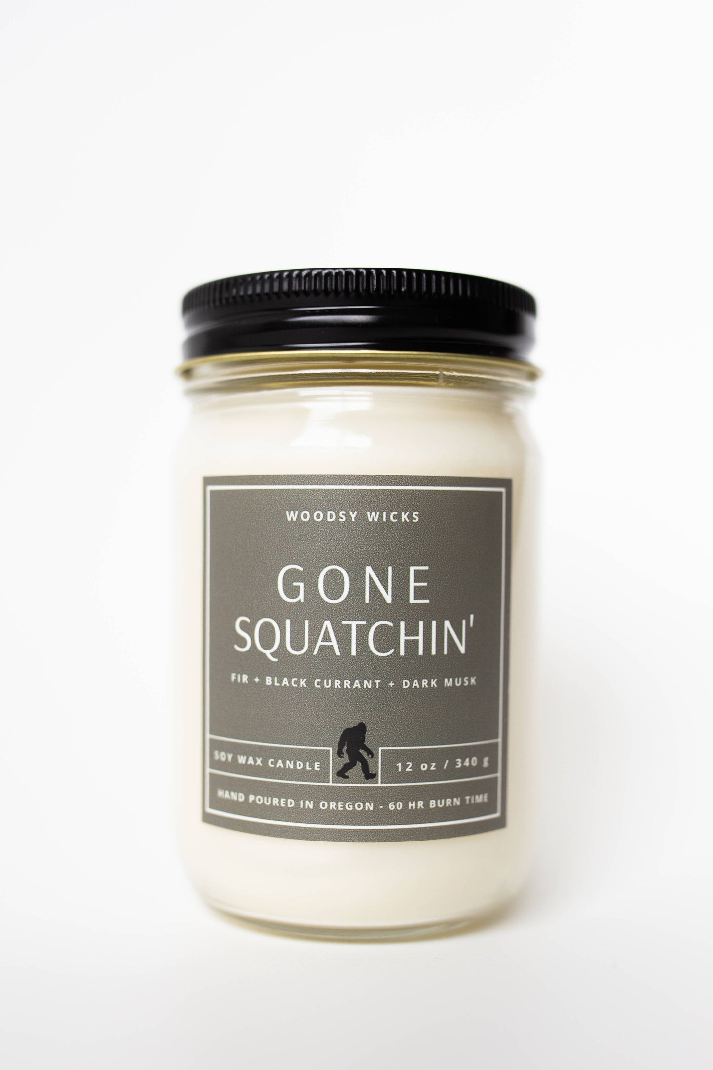 Bigfoot Gone Squatchin' Candle