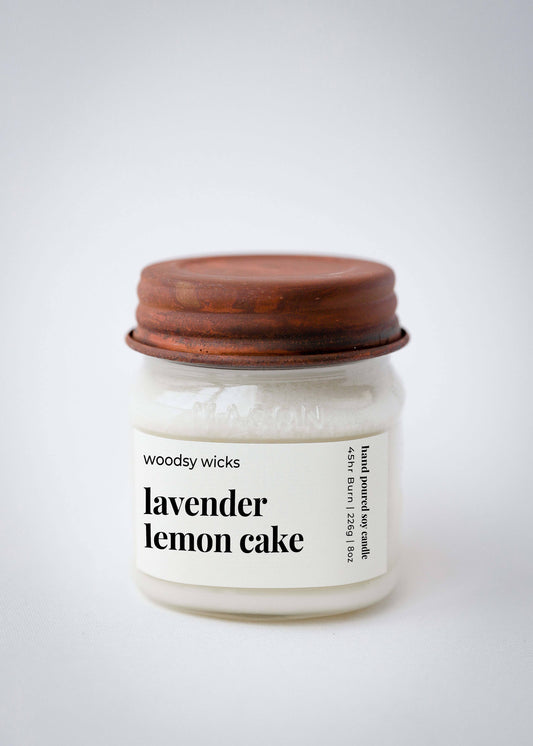 Lavender Lemon Cake Farmhouse Candle