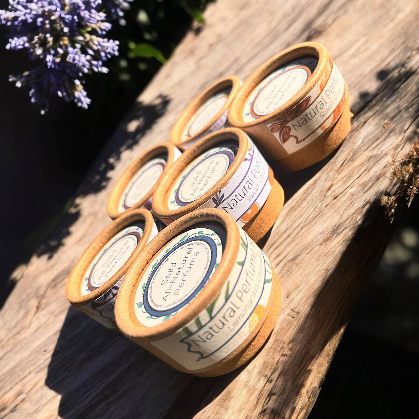 All-Natural Perfume Balms