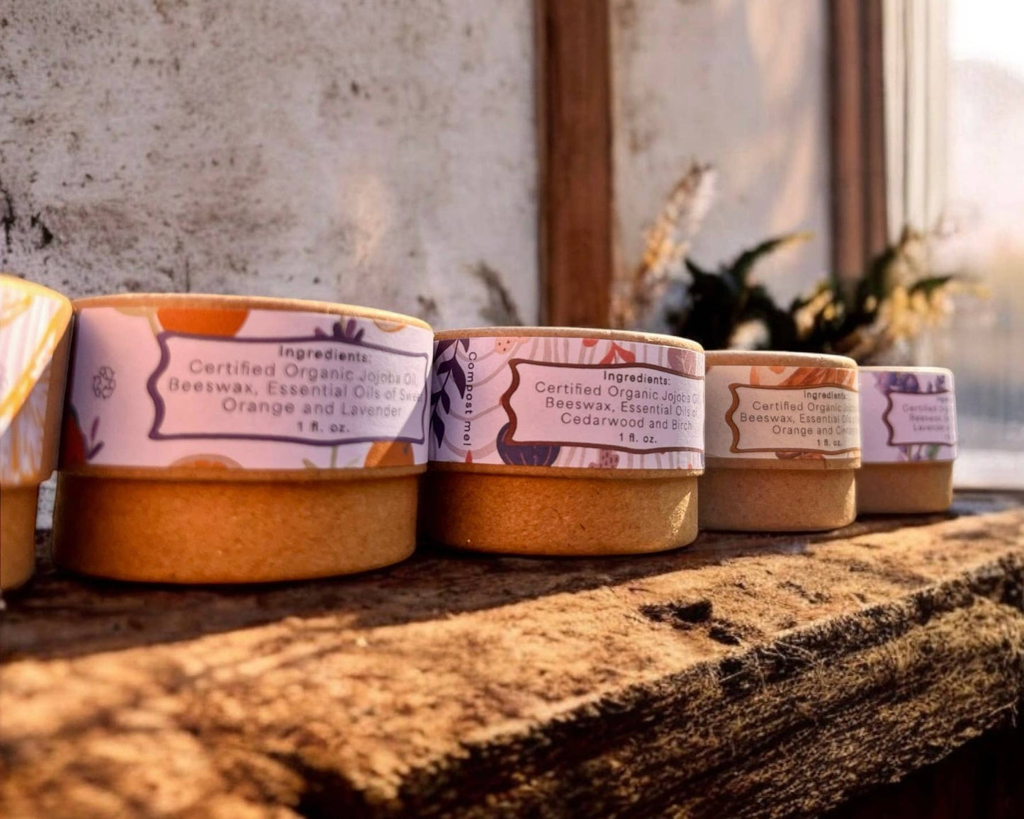 All-Natural Perfume Balms